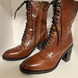 Jeffrey Campbell lace up boots